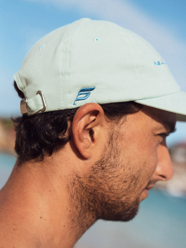 mint green dad hat mens with fly private logo