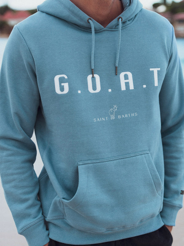 pure cotton st barths goat hoodie for men