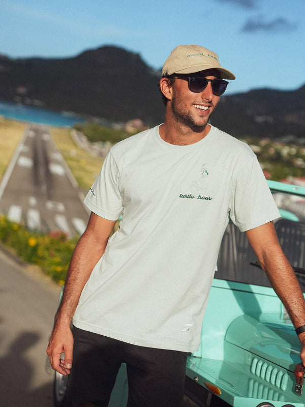 St Barths turtle hour tee