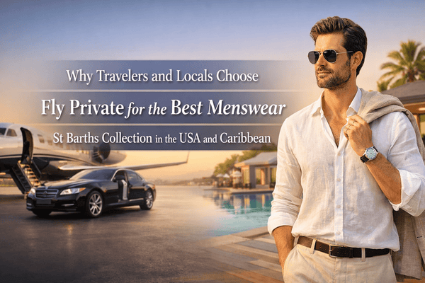 Why Travelers and Locals Choose Fly Private for the Best Menswear St Barths Collection in the USA and Caribbean