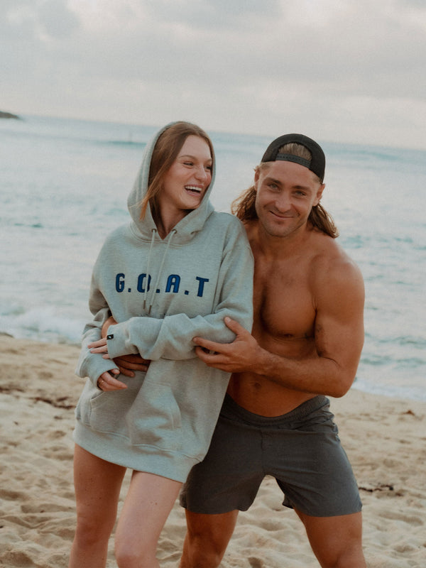 GOAT HOODIE HEATHER GREY