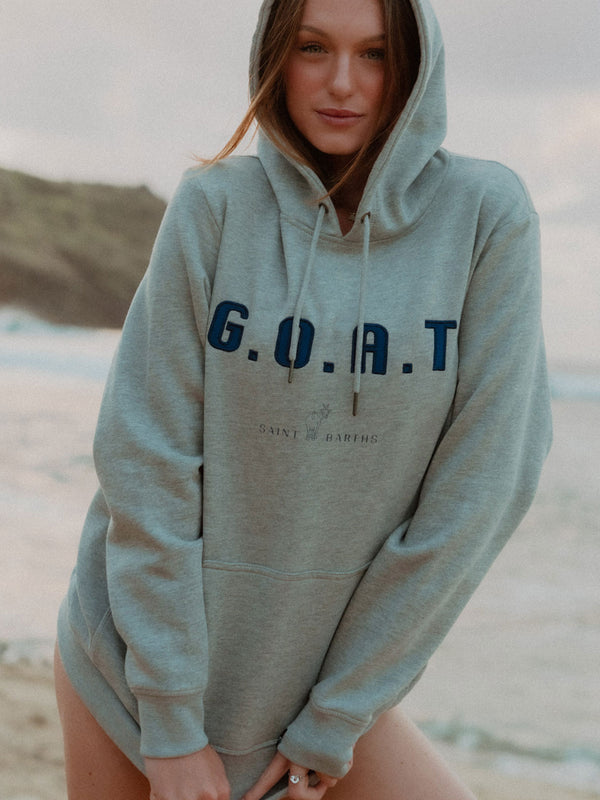 GOAT HOODIE HEATHER GREY